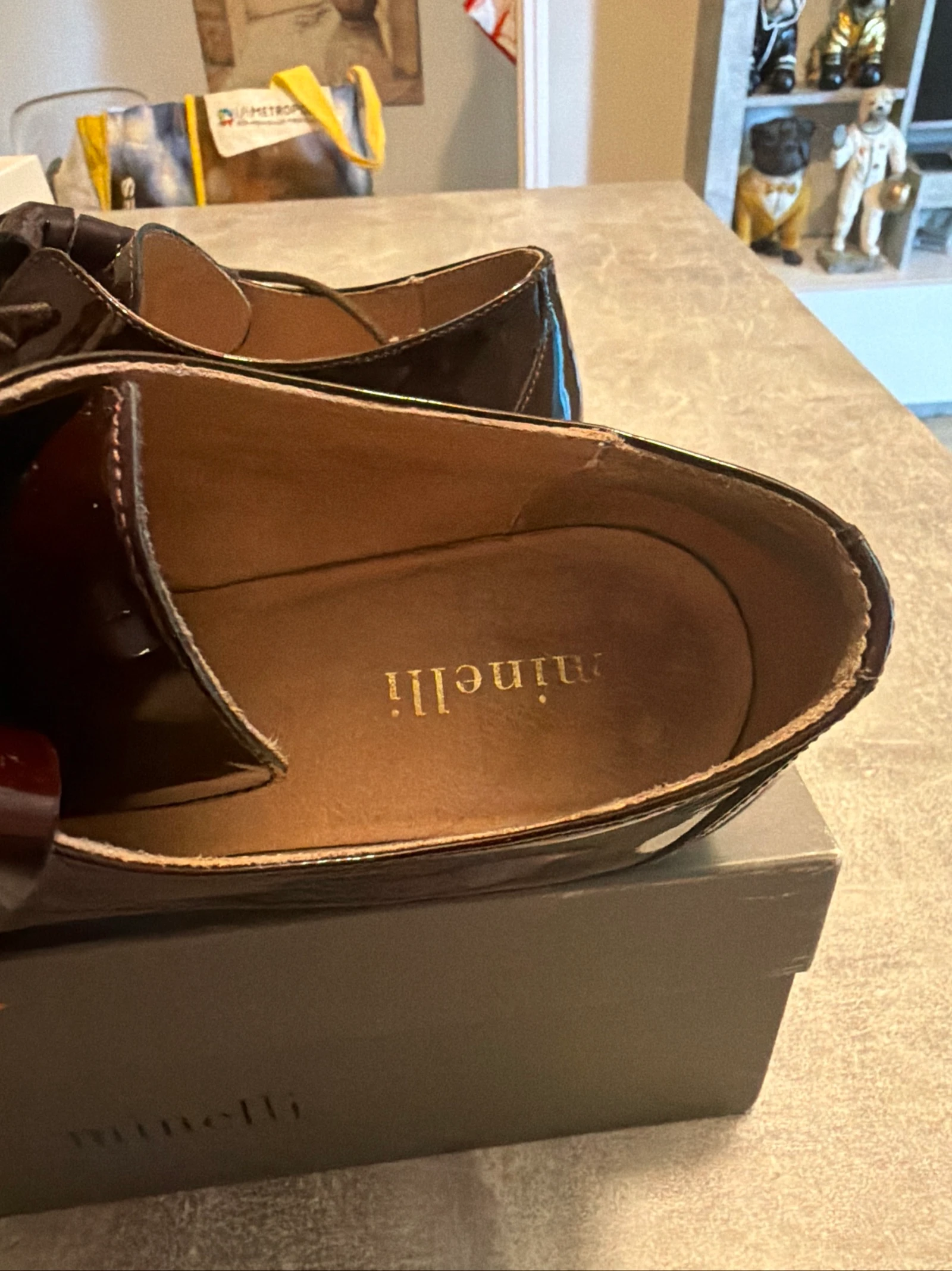 Chaussure bordeaux minelli taille 38 bon état  – photo 3